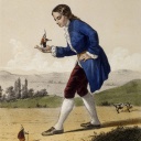 Jonathan Swift: Gullivers Reisen. Lithografie von Coppin, um 1850