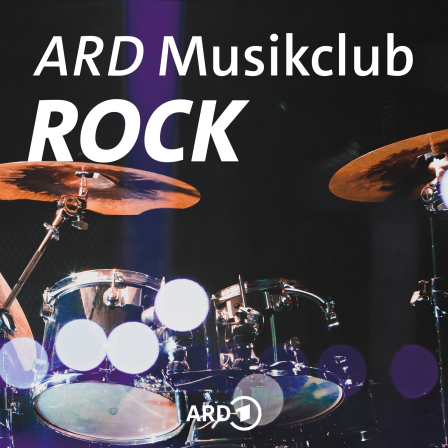 Schlagzeug mit dem Schriftzug "ARD Musikclub Rock"