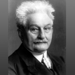 Leoš Janáček Portrait in schwarz-weiß