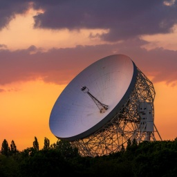 Europäisches Riesenradioteleskop in England.