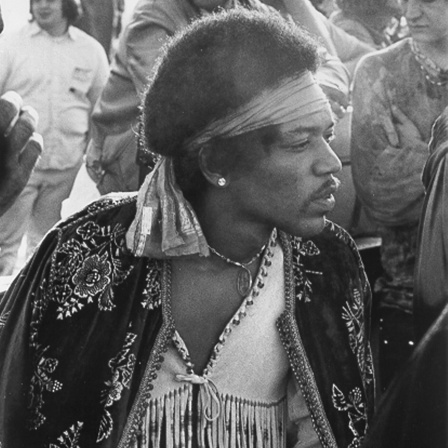 Jimi Hendrix auf dem Monterey Festival. | Bild: BR/NBD Television Ltd. London