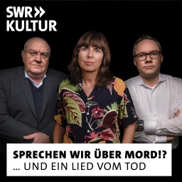 Christiane Falk, Thomas Fischer (links) und Holger Schmidt blicken vor einem dunklen Hintergrund direkt in die Kamera