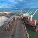 Der Hafen von Darwin, Australien, aufgenommen am 14. März 2017