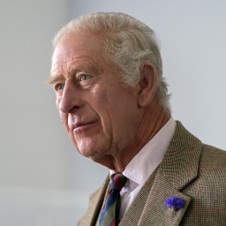 Portrait von König Charles im Profil