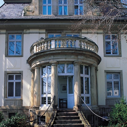 Villa Musica, Blick auf den Balkon