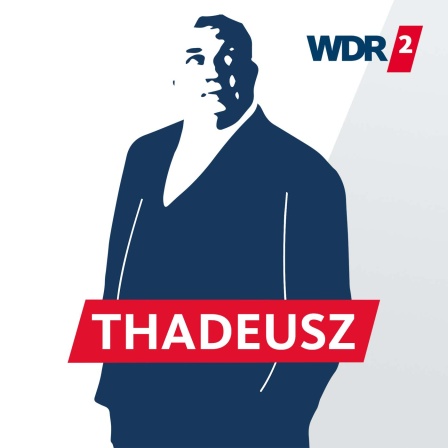 Schriftgrafik "Thadeusz. Ein Podcast von WDR 2"