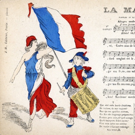 Marseillaise, Partitur des Liedes von Rouget de l Isle