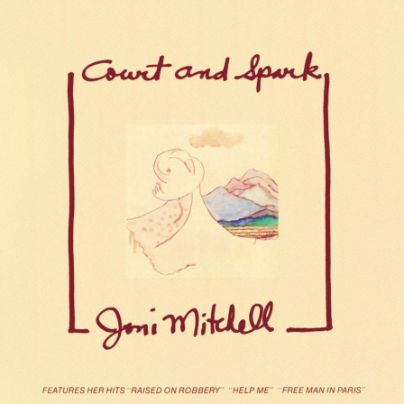 Plattencover von Joni Mitchells Album &#034;Court and Spark&#034;