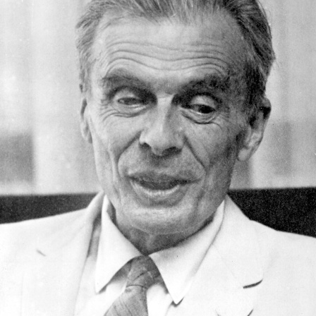 Autor und Philosoph Aldous Huxley in Kopenhagen 1961 © www.imago-images.de