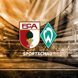 Logo FC Augsburg gegen Werder Bremen