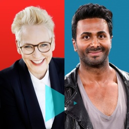 Bärbel Schäfer und Biyon Kattilathu