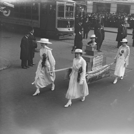 Demonstration v.Suffragetten,USA/Foto