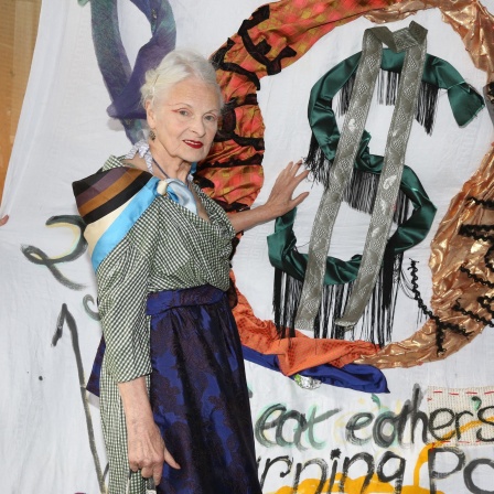 Modedesignerin Vivienne Westwood bei einer Eröffnung in Paris im Jahre 2019 (Archivbild)