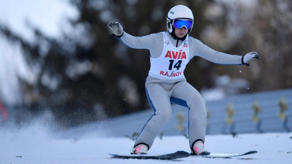Sportschau - Skispringen Der Frauen In Rasnov - Der Zweite Durchgang