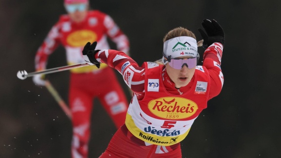 Sportschau Wintersport - Der Langlauf Der Nordischen Kombiniererinnen Im Re-live