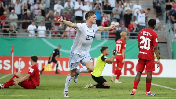 Sportschau - Hoffenheim Zittert Sich Gegen Würzburg In Die Nächste Runde