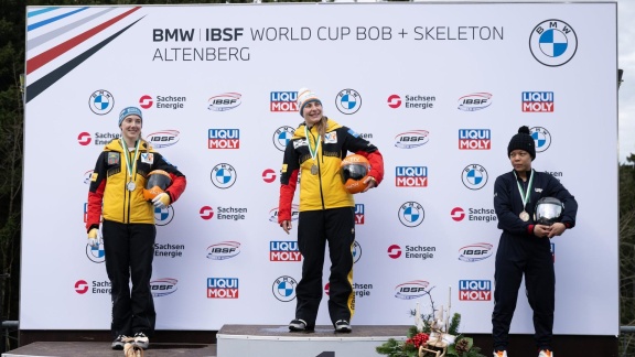 Sportschau Wintersport - Skeleton Der Frauen In Altenberg - Die Zusammenfassung