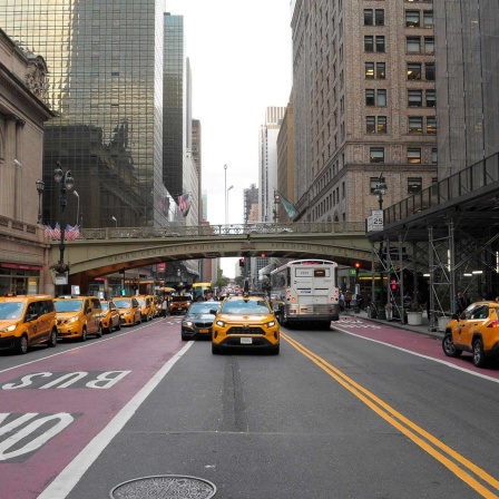 Verkehr in Manhattan.