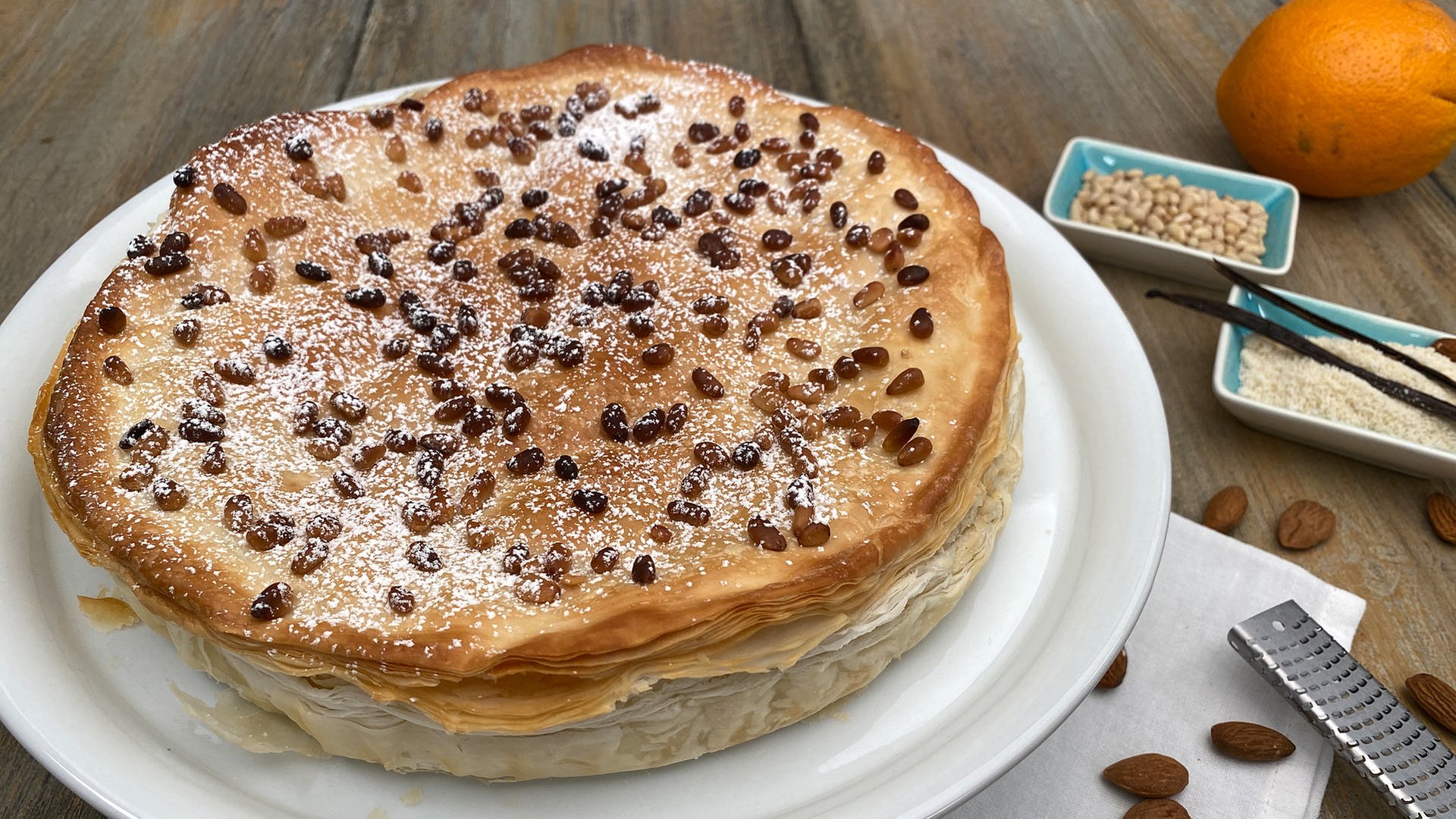 Kaffee oder Tee Rezept Torta della Nonna ARD Mediathek