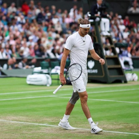 Alexander Zverev nach seinem Wimbledon-aus im Achtelfinale 