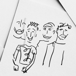 Zeichnung von Coldplay
