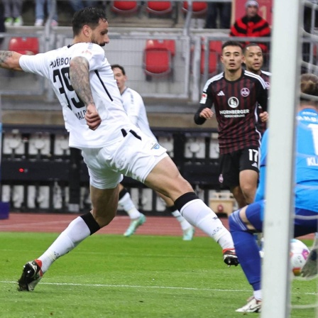 Für den SC Paderborn 07 netzte Adriano Grimaldi zum 1:0 gegen Nürnberg ein