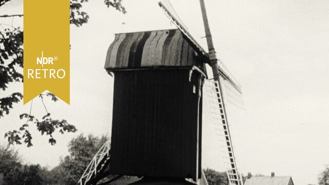 Windmühle in Ostfriesland 1963