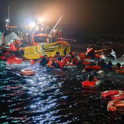 Rettung von Schiffbrüchigen vor der libyschen Küste