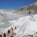 Klimakrise in den Alpen - der Rhonegletscher verabschiedet sich