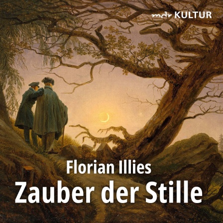 Gemälde "Zwei Männer in Betrachtung des Mondes" von Caspar David Friedrich