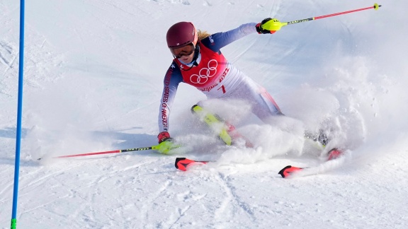 Sportschau - Ski Alpin: Slalom - Das Aus Von Mikaela Shiffrin