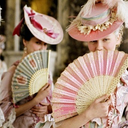 The retelling of France s iconic but ill-fated queen, Marie Antoinette and hers companions with fan. Symbolfoto