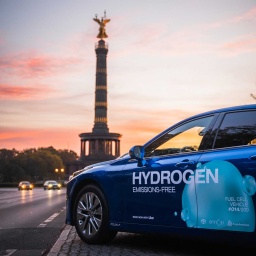 Wasserstoff-Taxiflotte des Projektes "H2 Moves Berlin" (Bild: Toyota) 