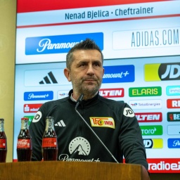 Union-Trainer Bjelica vor dem Spiel gegen Augsburg