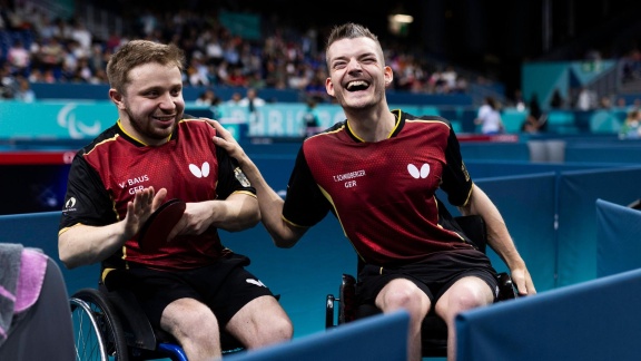 Sportschau Paralympics 2024 - Silber Gewonnen - Baus/schmidberger Setzen Ausrufezeichen