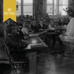 Unterricht mit gehörgeschädigten Kindern | Bild: BR Archiv