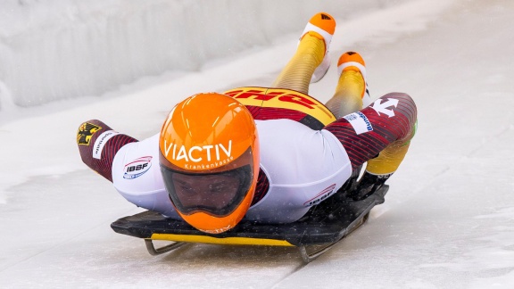 Sportschau Wintersport - Skeleton Der Teamstaffel In Winterberg - Re-live