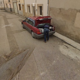 Ein Screenshot von Google Street View.