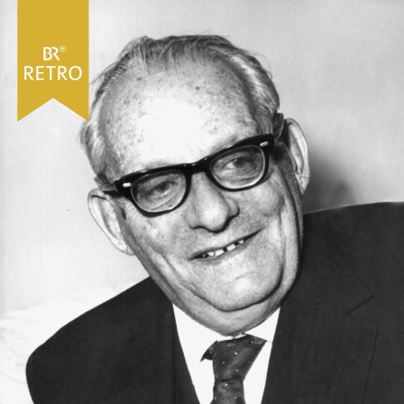 Max Brod am 27. Juni 1964 in Prag