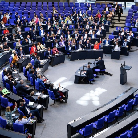 Sitzung im Deutschen Bundestag