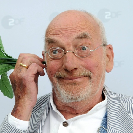 Peter Lustig, 30 Jahre Loewenzahn, Pressekonferenz ZDF Landesstudio Hamburg, 27. April 2010