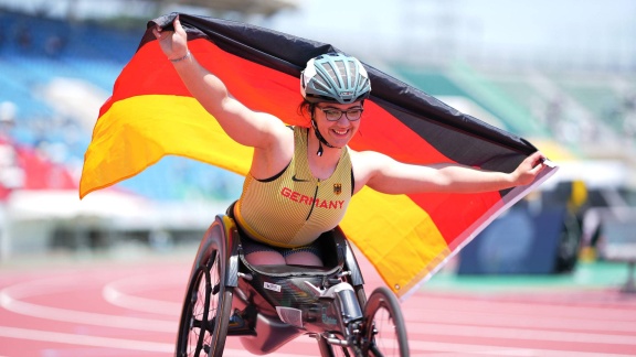Sportschau - Rennrollstuhlfahrerin Menje Holt über Die 1500 Meter Bronze