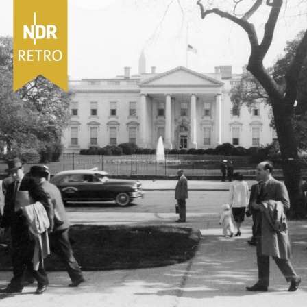 Das Weiße Haus, Washington D.C., 1950er Jahre.