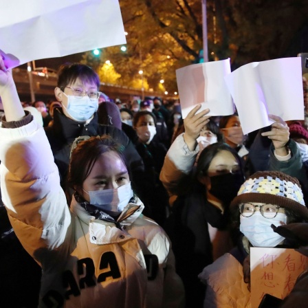 Proteste in China gegen die Null-Covid-Politik
