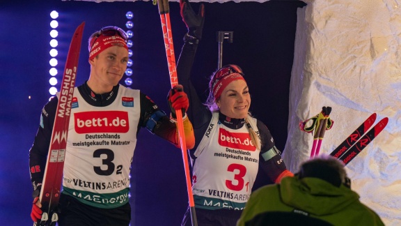 Sportschau Wintersport - Mixed-massenstart Auf Schalke - Das Komplette Rennen