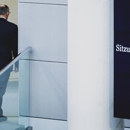 Friedrich Merz (CDU), designierter Bundeskanzler, aufgenommen im Rahmen der Sitzung des Bundestages zur Wahl des neuen Bundeskanzlers sowie Vereidigung der Bundesministerinnen und Bundesminister in Berlin, 06.05.2025. Berlin Deutschland