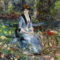 Pierre-Auguste Renoirs Porträt von Frau Léon Clapisson «Dans les Roses»