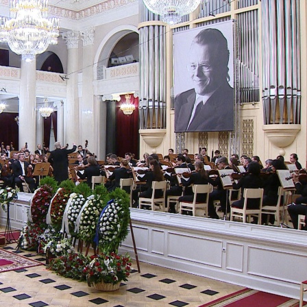 Trauerfeier für Mariss Jansons in St. Petersburg