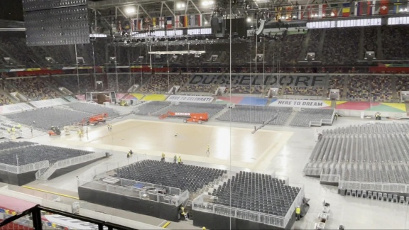 Sportschau - Wie Die Arena In Düsseldorf Für Die Handball-em Umgebaut Wird