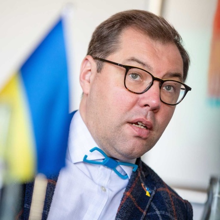 ARCHIV, 26.5.2023: Oleksii Makeiev, Botschafter der Ukraine in Deutschland (Bild: picture alliance/dpa/Christoph Schmidt)